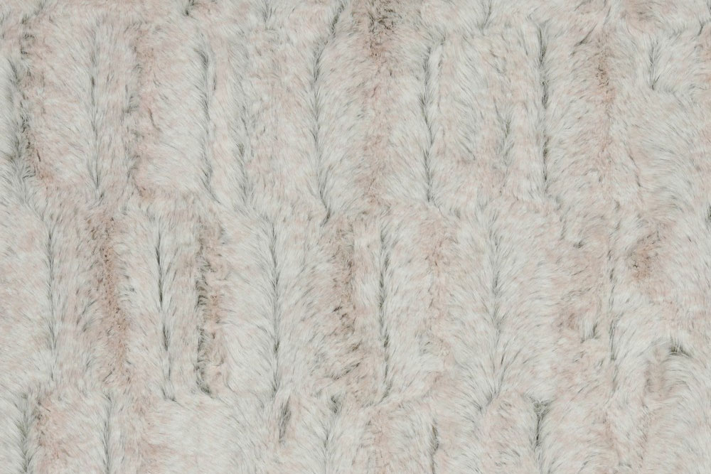 Traumhaft flauschiges Kunstfell mit unregelmäßiger Struktur Fp1093210 Fellimitat Kaninchen Rosa Jacke Fellstoffe Rosa Flauschkaninchen - Fellimitat