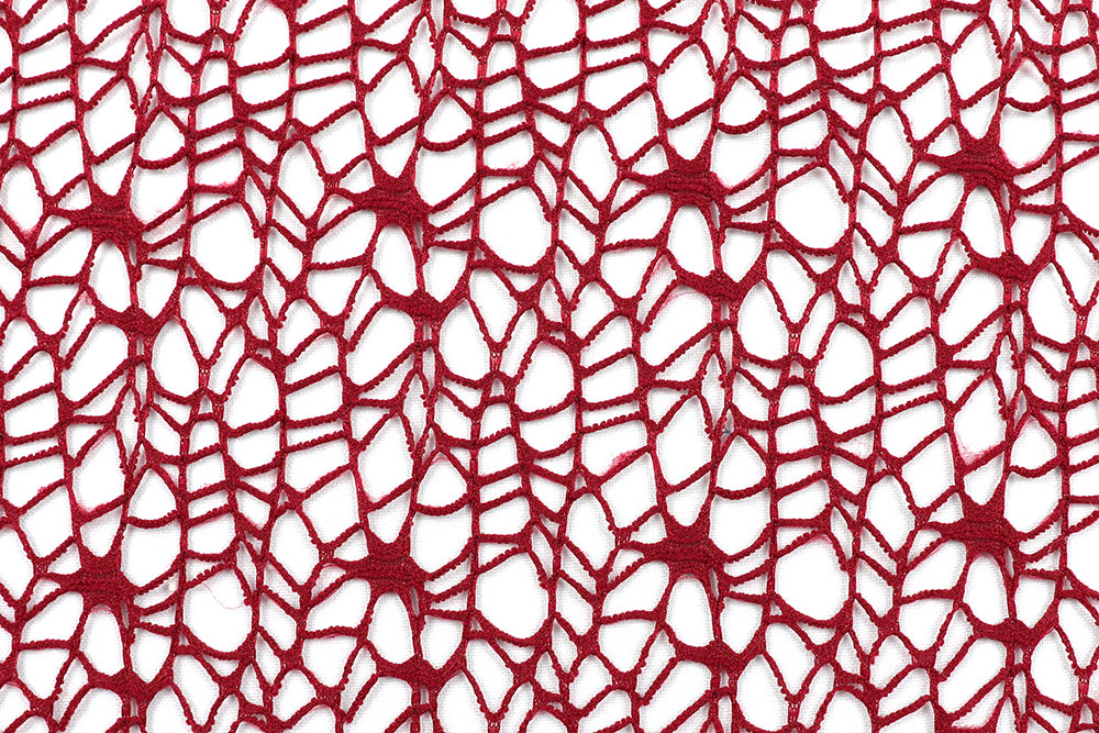 Transparenter Netzstoff für Gardinen, Kostüme und vieles mehr! Gs5135 Spider Voile Bordeaux Hand Fasnacht Stoffe Einfarbig Spider Voile - Bordeaux