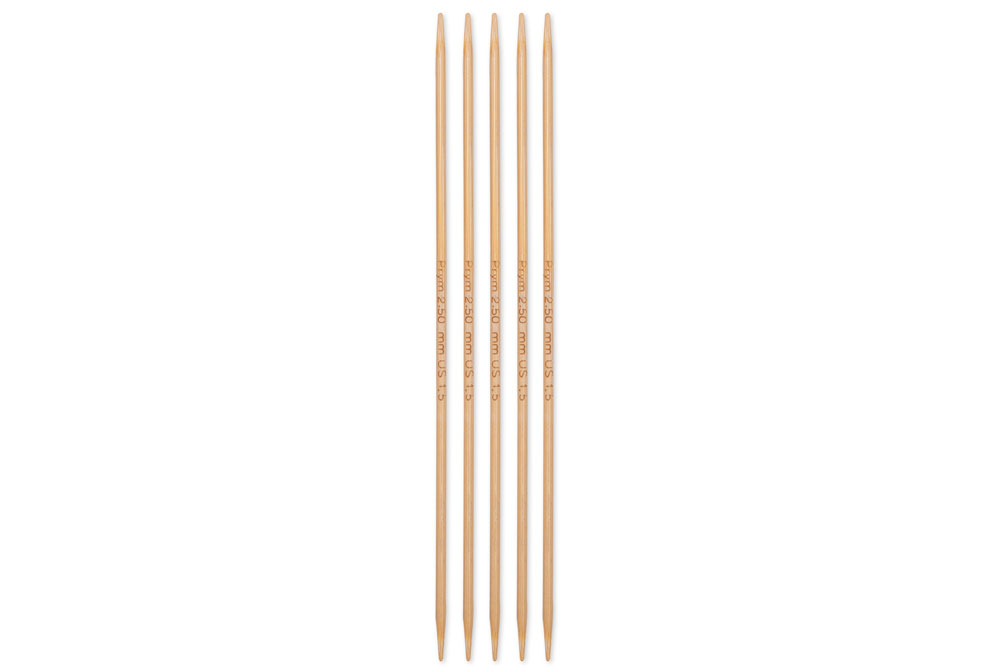 Ks1091 Stricknadeln Strumpfstricknadeln Prym 15 cm - 2,5 mm Bambus