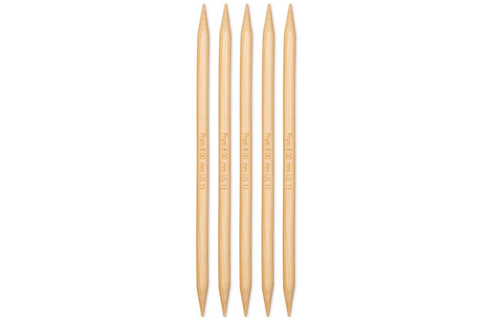 Ks1102 Stricknadeln Strumpfstricknadeln Prym 20 cm - 8,0 mm Bambus