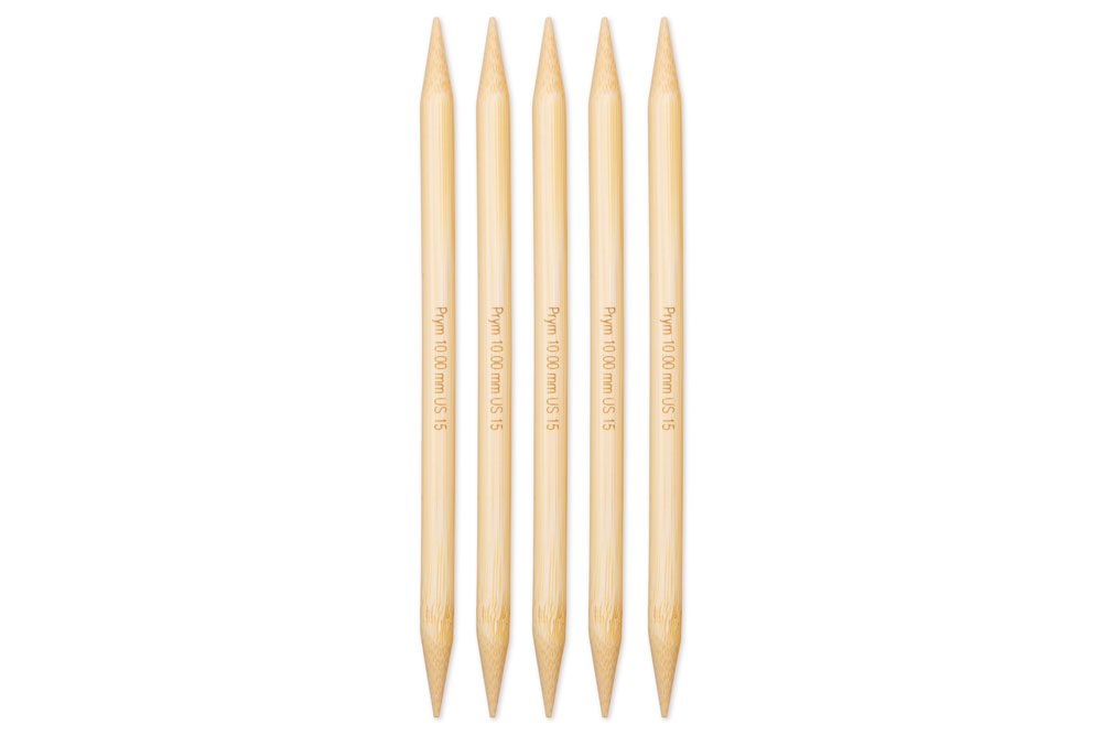 Ks1104 Stricknadeln Strumpfstricknadeln Prym 20 cm - 10,0 mm Bambus