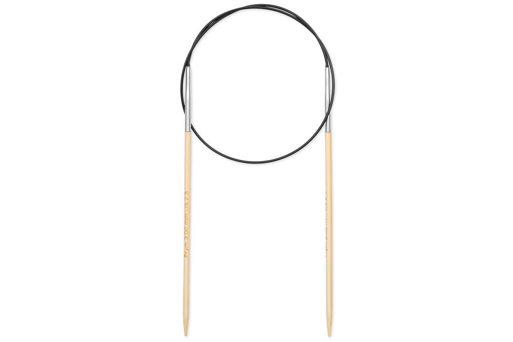 Ks1105 Rundstricknadeln Rundstricknadeln Prym 60 cm - 3,0 mm Bambus