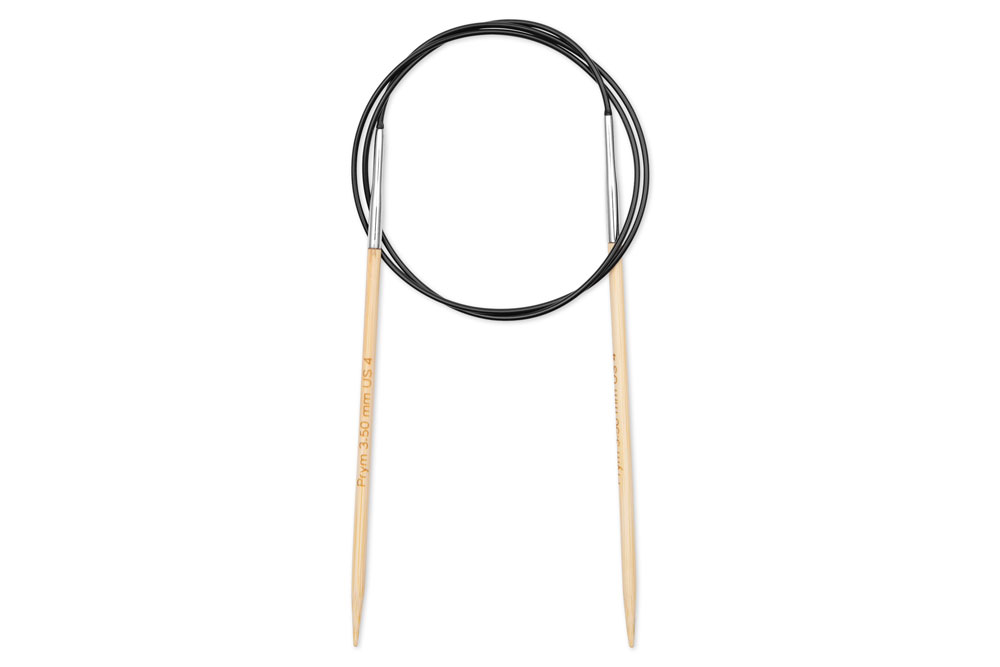 Ks1111 Rundstricknadeln Rundstricknadeln Prym 80 cm - 3,5 mm Bambus