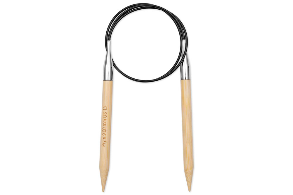 Ks1118 Rundstricknadeln Rundstricknadeln Prym 80 cm - 9,0 mm Bambus