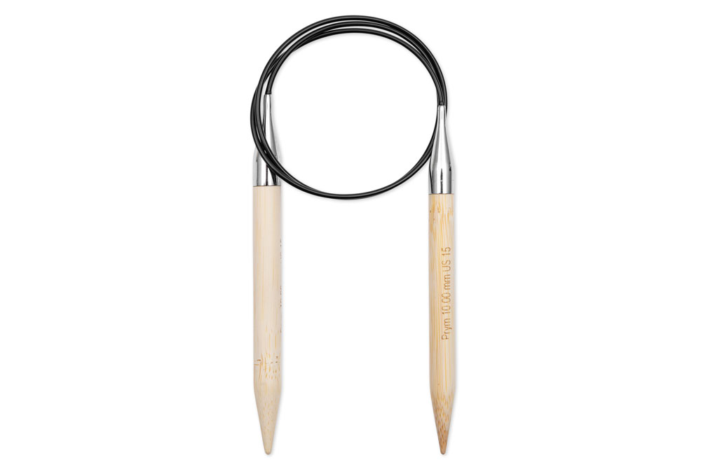 Ks1119 Rundstricknadeln Rundstricknadeln Prym 80 cm - 10,0 mm Bambus