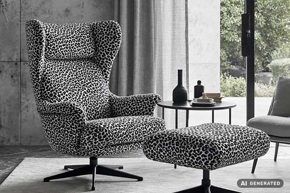 ACHTUNG: WILD! Dieser Möbelstoff mit Chenille-Design ist unwiderstehlich! Ms5192 Moebelstoff Leo S4y(1) Chenille-Stoffe Möbelstoff Premium Chenille - Leo