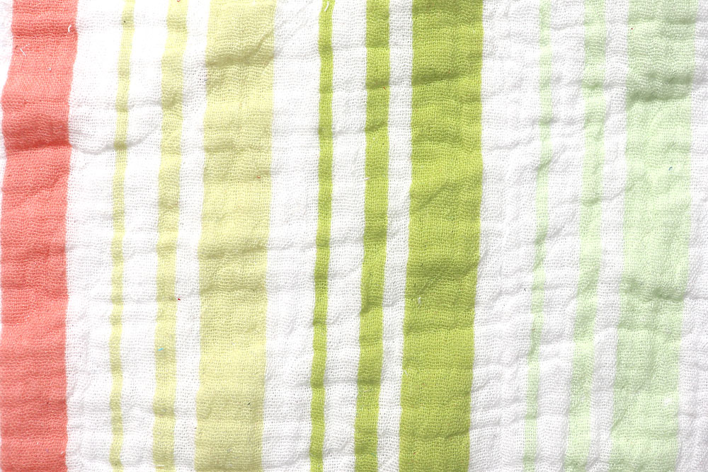 Sommerfrische Farben auf Trendstoff Musselin aus reiner Baumwolle! Musselin Streifen Stm Musselin Stoffe Musselin - Holiday Stripes