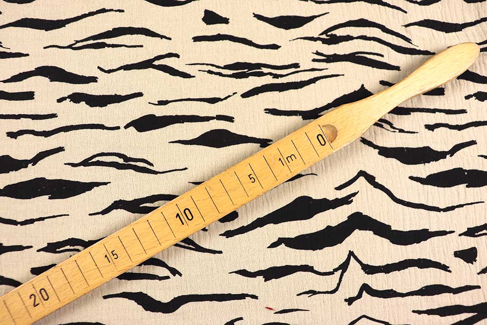 Super weicher Musselin aus reiner Baumwolle mit trendigem Tiger-Design Musselin Tiger S4 Baumwolle Tiere Musselin - Tiger