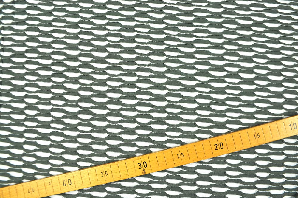 Aparter Jersey mit eingearbeitetem Muster - ein Materialmix mit Wow-Effekt! Sp148237 Strukturjersey Sonstige Strukturjersey - Etiopia
