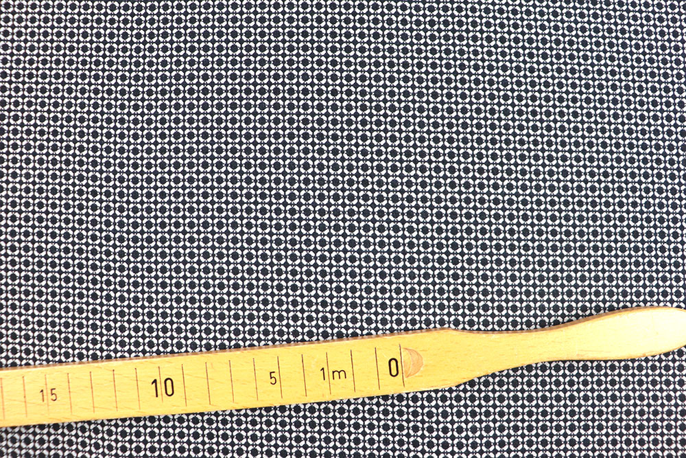 Stylischer Stoff, hochwertig verarbeitet - ideal für Hosen und Westen! Sp155208 Sonderposten NEU Jacquard - Baumwoll-Mix - Mini Circles