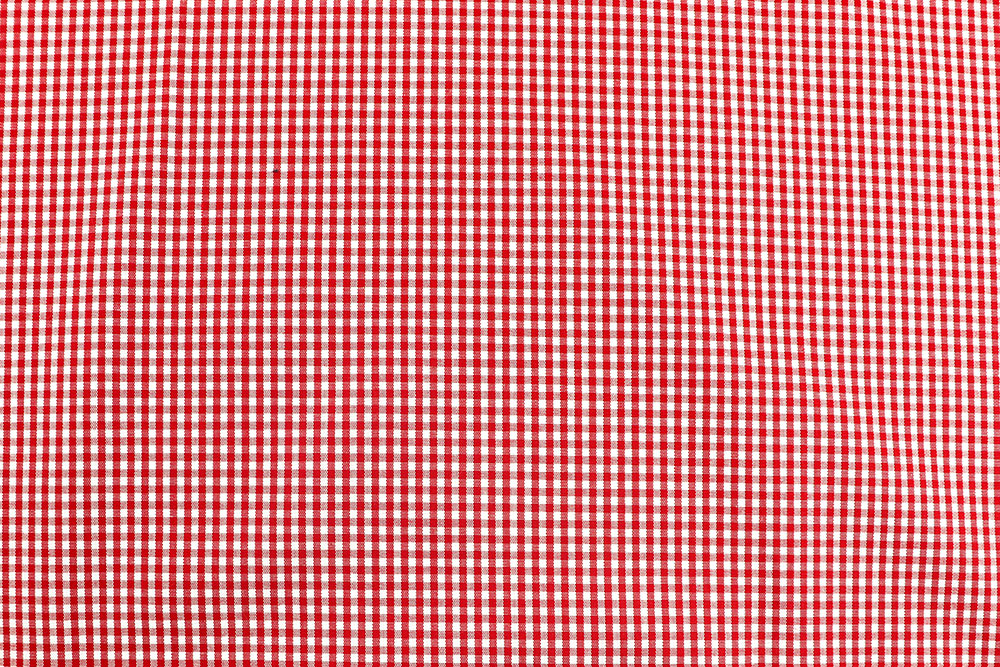 Durchgewebter Stoff, wunderschöne Qualität mit klassischem Vichy-Design Sp167012 Vichy Karo Rot S4 Blusenstoffe Vichy Karo Mini - Rot