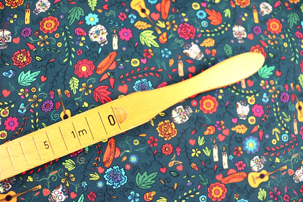 Die Fiesta kann starten! Bunt bedruckte Baumwolle im mexikanischen Stil Sp168043 Baumwollstoff Mexiko S4 Mai Baumwollstoff - Mexico Fiesta