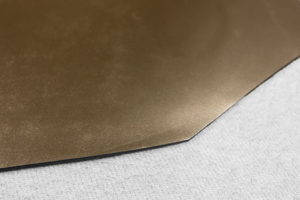 Glatte Lederhaut zum absoluten Sparpreis! Sp171006 Echtleder Haut Glatt Dunkelbraun S4 Halbe Häute Bastel-Leder - Bronze - 1,5 qm - B-Ware