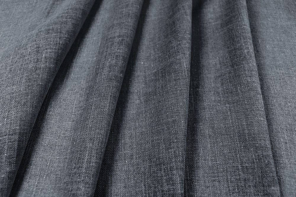 Baumwollmix im Leinenlook für gemütliche Gardinen mit Stil! Sp174046 Gardinenstoff Grau(1) Gardinen transparent Gardinenstoff in Leinenoptik - Grau