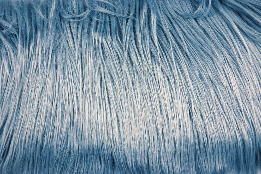 Edles Pelzimitat mit hohem Modacryl-Anteil und bis zu 10 cm langen Haaren! Sp176003 Pelzimitat Hellblau 1 Zottel Fell Pelzimitat - Ice Princess