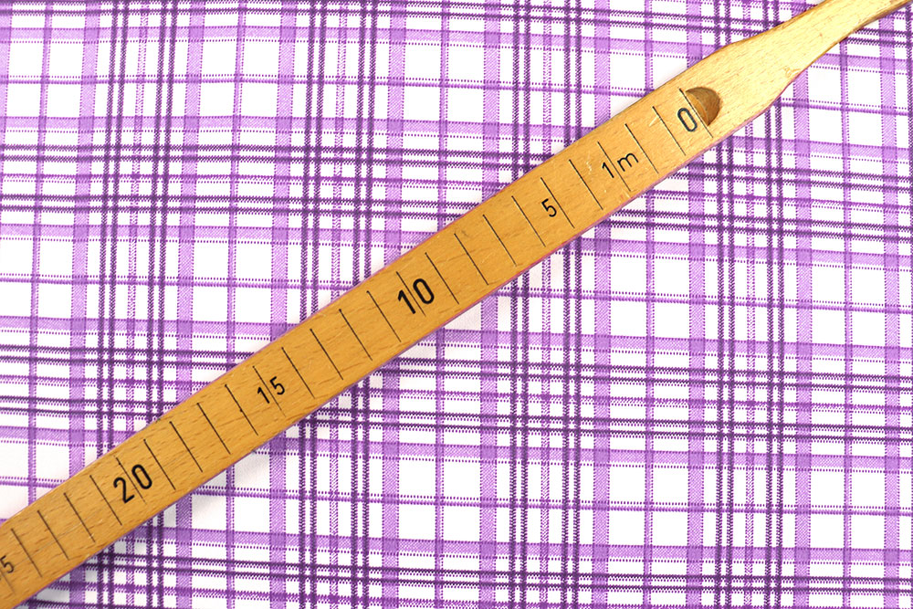 Karierter Deko-Satin für Gardinen, Bettwäsche und vieles mehr - überbreite Ware zum Spitzenpreis! Sp177005 Dekostoff Karo S4 Bettwäsche-Stoffe Dekostoff - Karo Berry - 280 cm