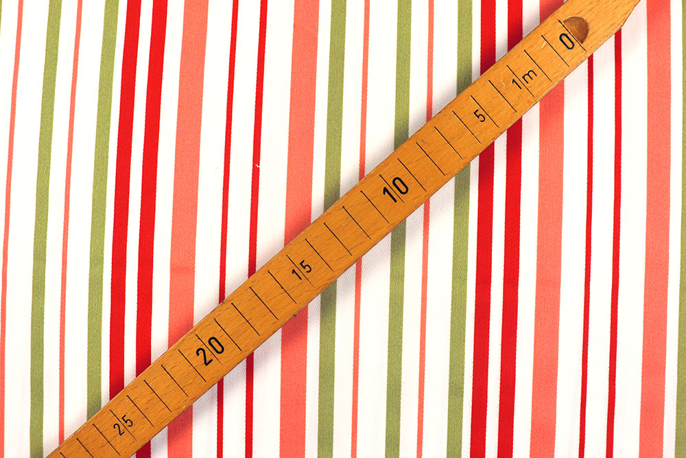 Gestreifter Deko-Satin für Gardinen, Bettwäsche und vieles mehr - überbreite Ware zum Spitzenpreis! Sp177026 Dekostoff Streifen S4 Bettwäsche-Stoffe Dekostoff - Multistreifen Happy - 280 cm