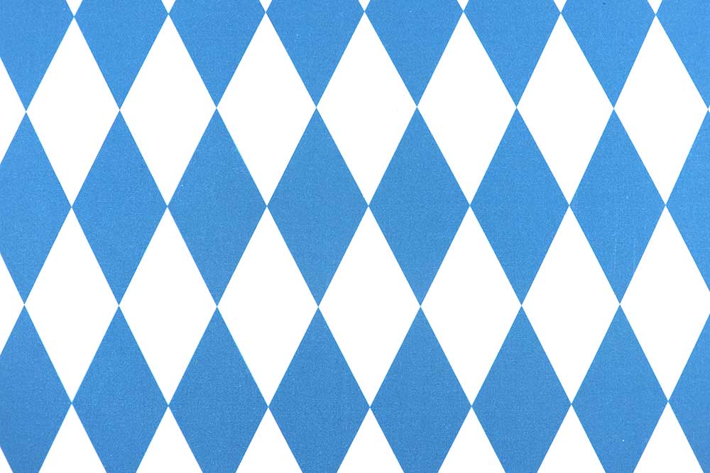 Weicher Baumwollstoff mit blau-weißen Rauten  100 102996 Baumwollstoff Bayern Raute S4 Sale Sommerstoffe Baumwollstoff Bavaria - Raute
