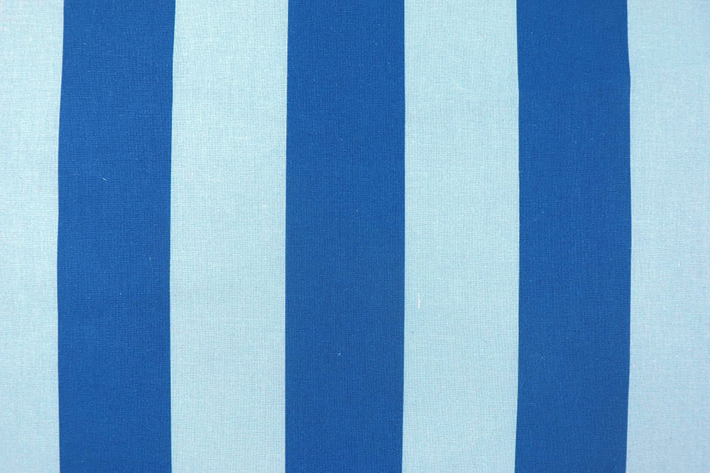 Bicolor-Baumwolle im sommerlichen Gewand - fröhlich-gestreifte Ware für Deko, Kleidung und mehr! Baumwollstoff Blockstreifen Blau S4 Baumwolle Streifen Baumwollstoff Blockstreifen - Blau/Hellblau