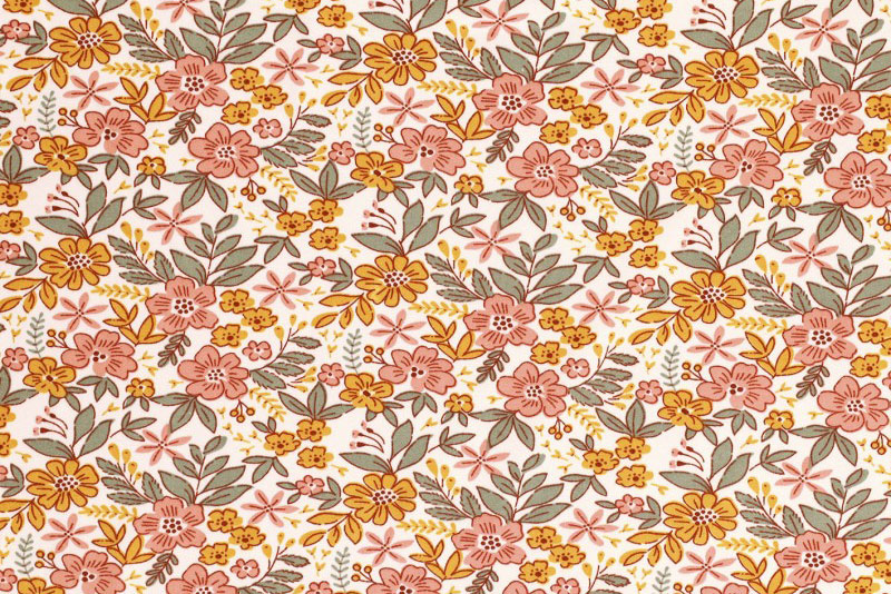 Supersofter, anschmiegsamer Jersey mit buntem Blumenmotiv zum Verlieben! Bk7443 Jersey Blumen Kinderstoffe Frühlings-Jersey - Mirana