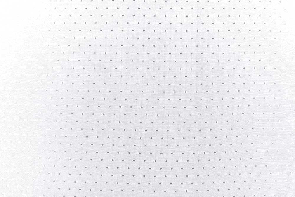 Super edler Taftstoff aus Acetat und Viskose mit eingewebtem Tupfen-Muster Bk7530001 Taft Punkte Weiss S4 Taft Jacquard-Taft deluxe - Punkte - Weiß