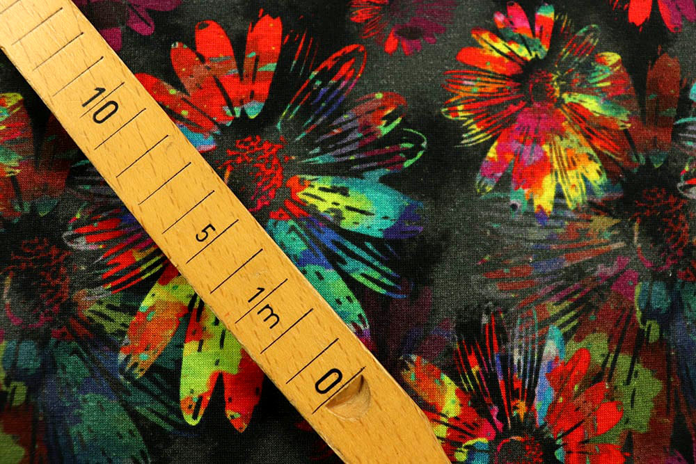 Knallig bunt, herrlich weich und dick - eine Farbexplosion für kühlere Tage! Bk7563 Alpenfleece Digital Colourflower Digital Alpenfleece Digital - Colour Flower