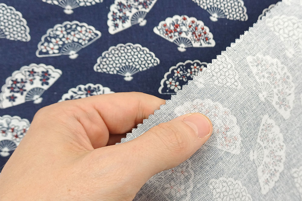 Japan-Feeling für daheim: Feiner Cretonne für kreative Köpfe Co6826 Baumwollstoff Asia Faecher S4 bedr. Bekl. Stoffe Baumwollstoff Asia - Fächer