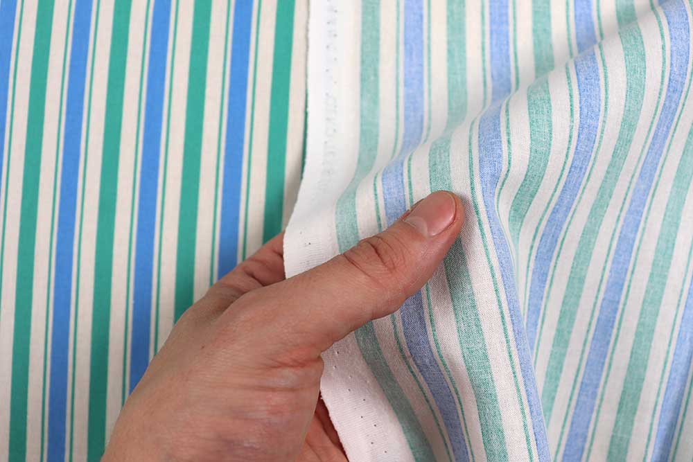 Bunt gestreifte Ware aus reiner Baumwolle in sommerlich-frischen Farben! Co6967540 Baumwollstoff Streifen Gruen Blau S4 Baumwolle Streifen Baumwollstoff - Streifen - Blau/Grün