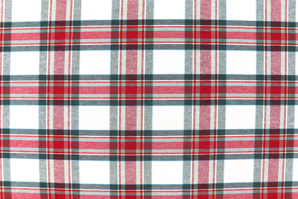 Überbreiter Stoff mit klassischem Karo-Design im britischen Stil - Meterware mit Charakter! Ds3356 Dekostoff Karo S4 Dekostoffe NEU  Deko- und Gardinenstoff - Karo Berwick - 280 cm