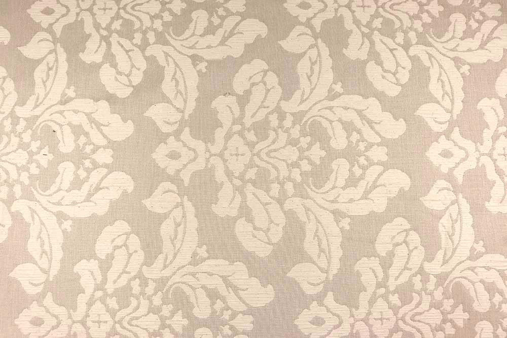 Schön gemusterter Jacquard, ideal für Dekorationen und vieles mehr. Ds5297 Jacquard Stoff Ornament S4 Dekostoffe Barock Jacquard Stoff - Louis Philippe - Hellbeige