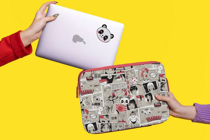Für alle Japan-Fans: Manga auf Stoff! Pflegeleichtes Material mit trendy Design Ds6090 Dekostoff Leinenoptik Manga S4 Übergardinen Dekostoff Leinenoptik - Manga