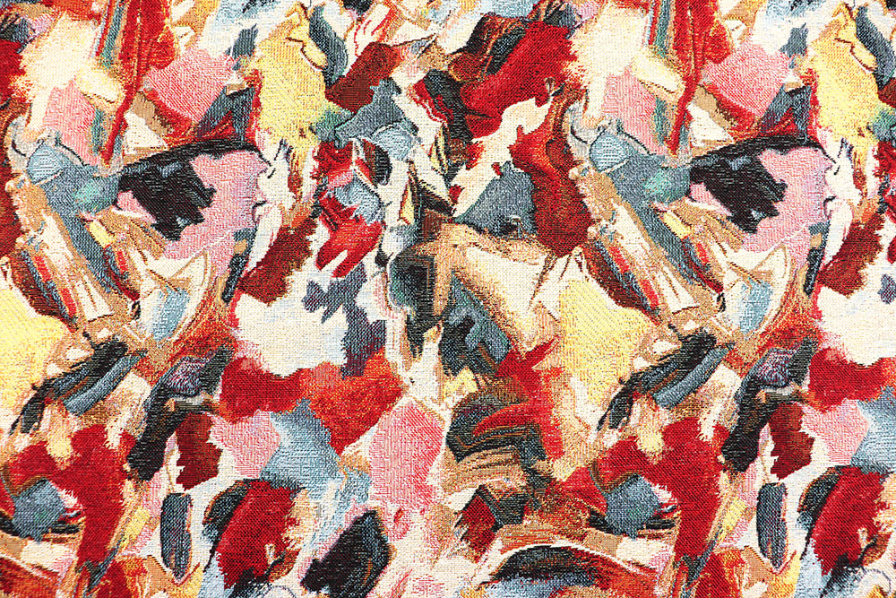Opulenter Gobelin mit abstraktem Design in toller Farbkombination Ds6248 Dekostoff Gobelin Abstrakt S4 Gobelin sonstige Gobelin-Stoff - Adame