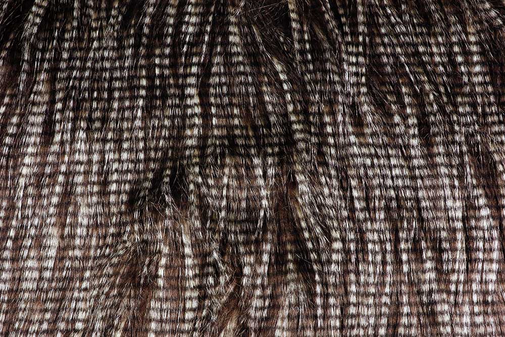 Wild, weich und außergewöhnlich: Dieses dunkle Pelzimitat erinnert an feines Federkleid. Fp1154 Pelzimitat Federn Pelzimitat Pelzimitat - Bird
