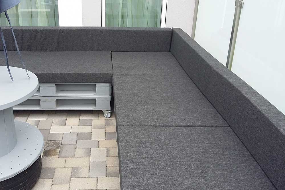 Toller Möbelstoff in rustikaler Melange-Optik für Kissen, Polsterungen und vieles mehr Om5028 Moebelstoff S4y Outdoor Möbelstoff Outdoor-Möbelstoff - Melange
