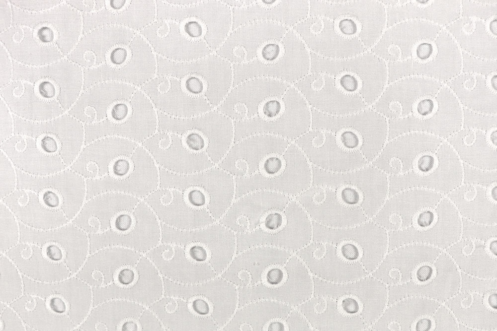 Eleganter Stoff für Trachtenmode, Kleider und vieles mehr Sp168025 Baumwolle Lochstickerei S4 Stickerei/Spitze Baumwoll-Lochstickerei - Anna
