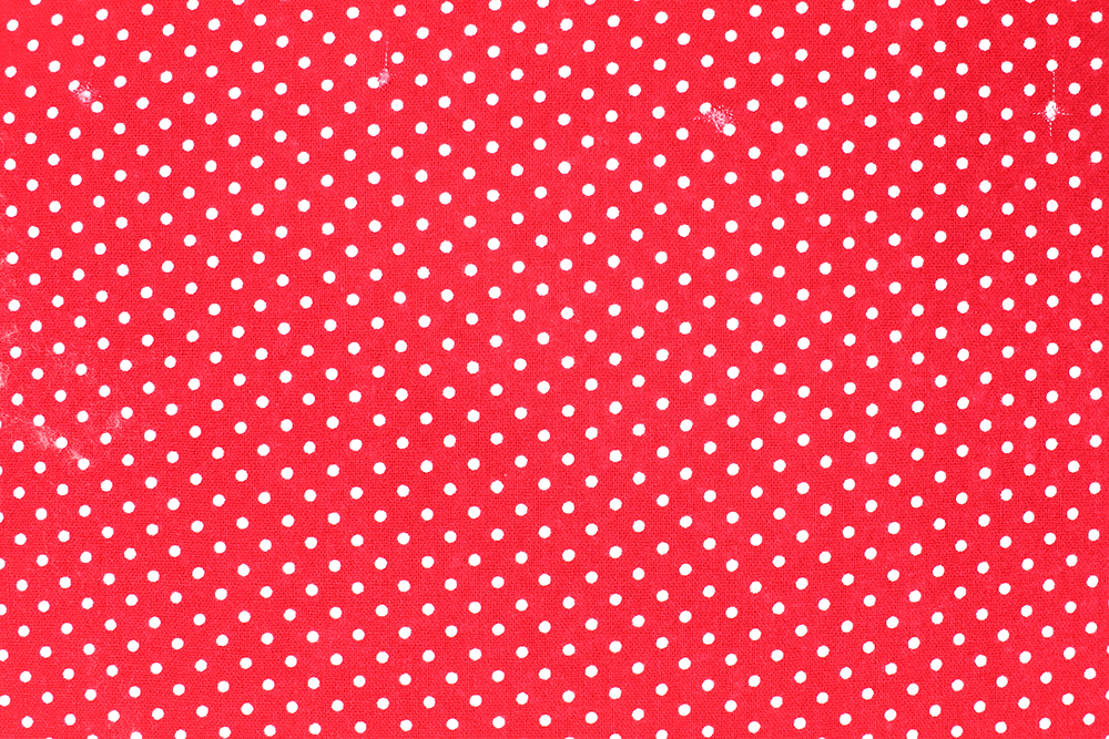 Reine Baumwolle mit klassischem Pünktchen-Print Sp170011 Baumwollstoff Punkte Rot S4 Patchworkstoffe Meterware Baumwollstoff Renforcé - Punkte - Rot/Weiß