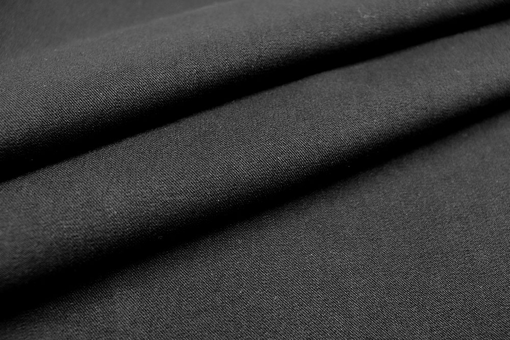 Robuster Stoff mit hohem Baumwollanteil - waschbar bei 95 Grad! Sp174021 Stoff Kochfest Schwarz Berufsbekleidung Kochfester Stoff - Schwarz