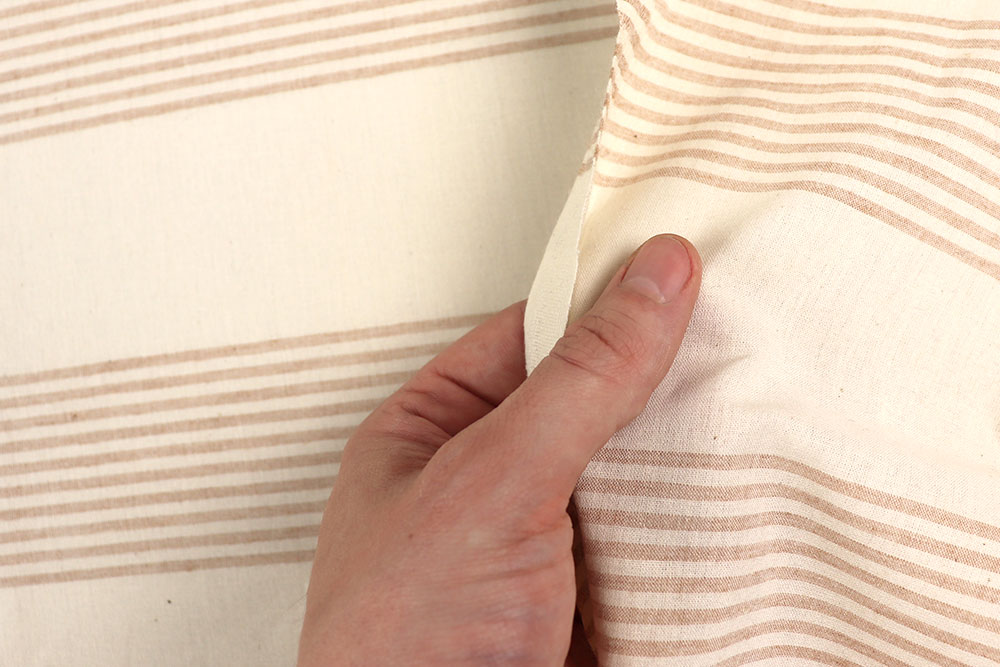 Reine Baumwolle mit Querstreifen-Muster für natürliche Kreationen wie Deckensegel, Kissen, Übergardinen und vieles mehr! Sp174049 Nessel Streifen S4 Nesselstoff Baumwoll-Nessel gestreift - 280 cm