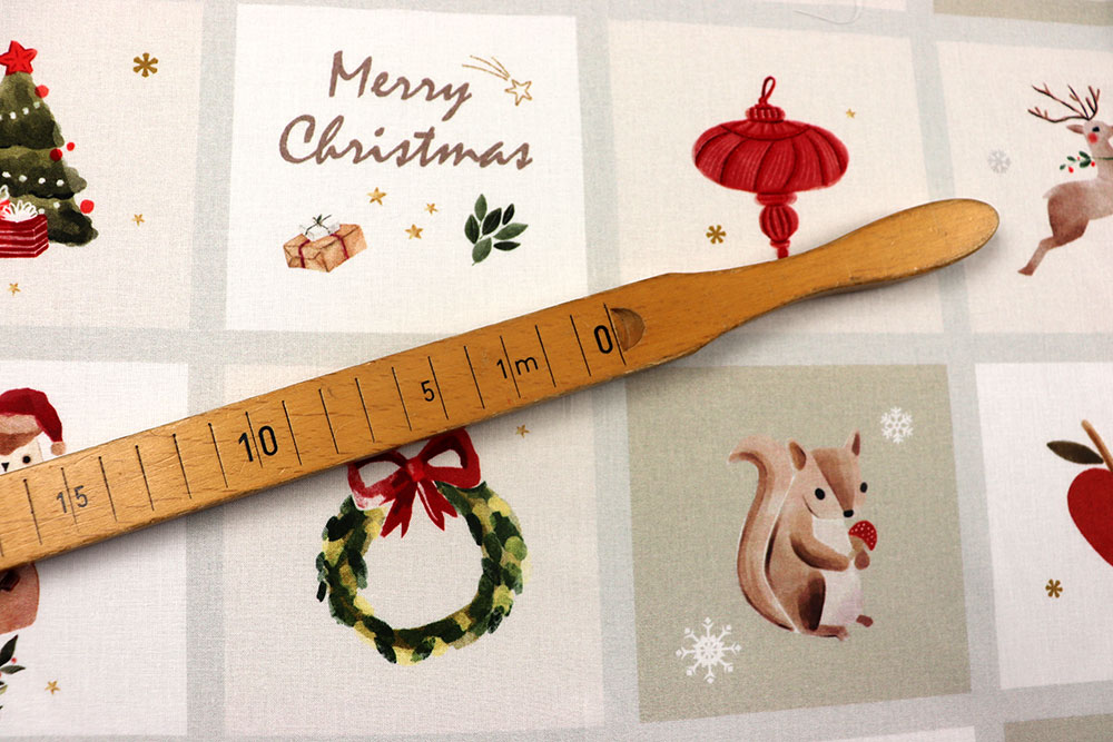 Festlicher Digitaldruck auf Baumwolle - quasi ein Adventskalender auf Stoff - entdecken Sie jeden Tag etwas Neues! Wn5353 Weihnachtsstoff Karo S4 Weihnachten Bekleidungsstoff Weihnachtsstoff Baumwolle - Christmas Wonder