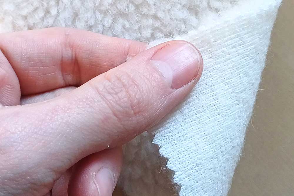Natürliche Wärme, die sich spüren lässt – flauschiger Sherpa mit Wollanteil! Wo1045 Woll Sherpa S4y Wollstoffe / Wollfilz Woll-Sherpa