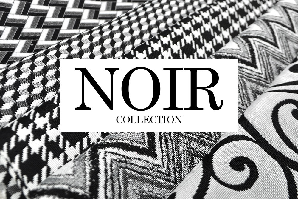 Robuste Meterware mit kontrastreichem Rankenmuster, das jeder Kreation einen eleganten Anstrich verleiht Ds6132 Jacquard Ranken S4 Dekostoffe Barock Jacquard-Dekostoff - Tendril Noir
