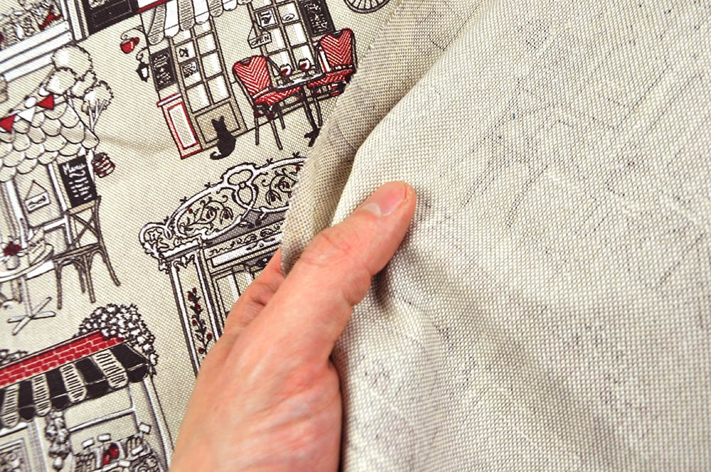 Romantischer Dekostoff für Frankreich-Nostalgiker mit leicht rustikalem Charme Ds6176 Dekostoff Cafe Katze S4(1) Dekostoffe sonstige Dekostoff Leinenoptik - Cafe Francais