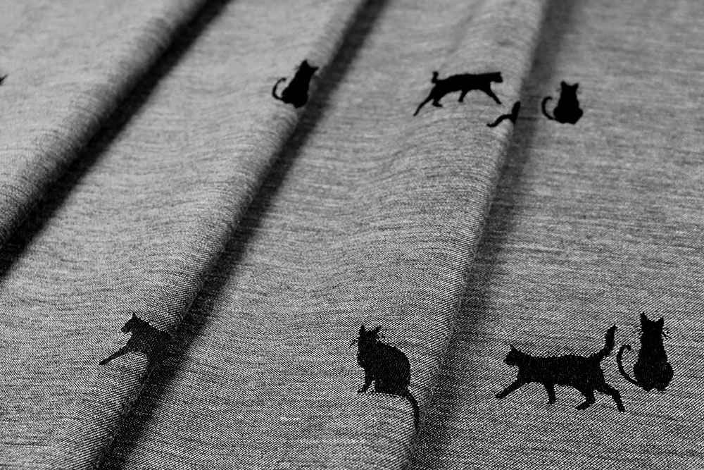 Katztastischer Jacquard mit Stil: Ideal für Gardinen, Kissen und vieles mehr - MIAAAAAAAAAAAAAAAAAAUUUU! Ds6394 Dekostoff Jacquard Katzen 3 Dekostoffe NEU  Dekostoff Jacquard - Black Cats