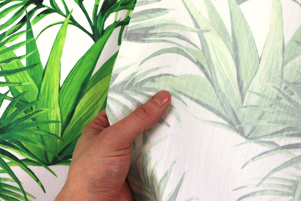 Frisches Watercolor-Blattmotiv auf strapazierfähigem Outdoorstoff – ideal für stilvolle Gartenideen! Om5176 Outdoorstoff Blaetter S4 Outdoor Outdoor-Stoff Premium - Botanischer Garten