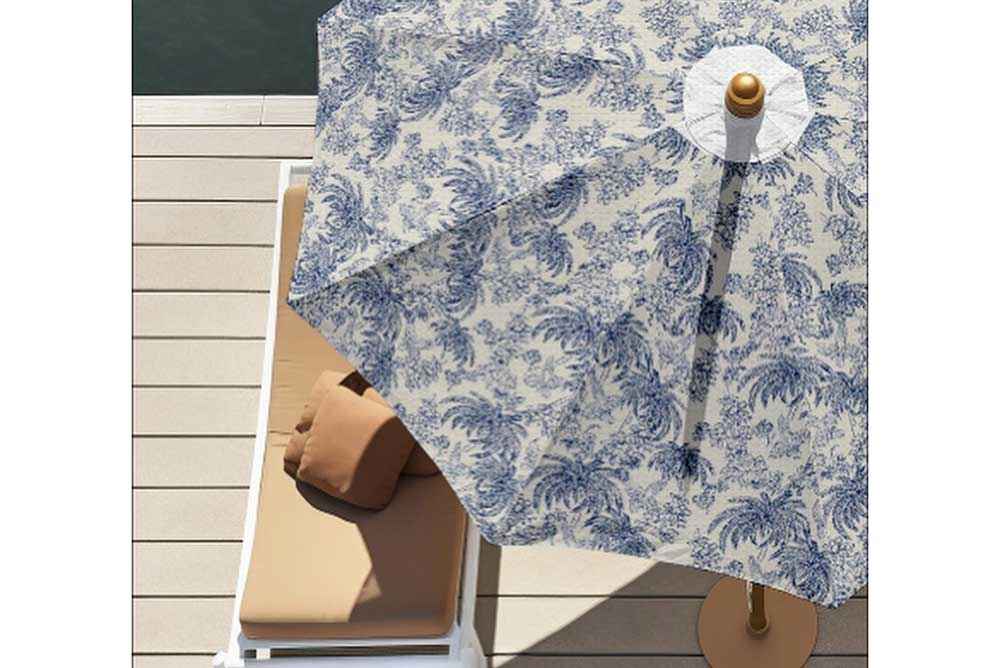 Stylischer Outdoorstoff mit lichtechter, fleckabweisender, wasserabweisender Ausrüstung Om5179 Outdoorstoff Sommer Toile S4 Dekostoffe NEU  Outdoor-Stoff Premium - Summer Toile