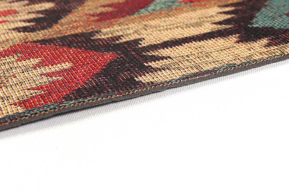 Kombination aus Jacquard und Anti-Rutsch mit Easy-Clean-Ausrüstung gegen Flecken und Milben! Tg1266 Teppichlaeufer Meterware Ethno 2(1) Anti-Rutsch-Stoffe Teppichläufer-Meterware - Jacquard - Ethno