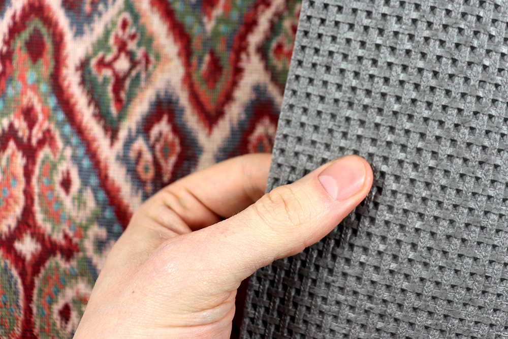 Kombination aus Jacquard und Anti-Rutsch mit Easy-Clean-Ausrüstung gegen Flecken und Milben! Tg1267 Teppichlaeufer Meterware Orient 2 Anti-Rutsch-Stoffe Teppichläufer-Meterware - Jacquard - Orient