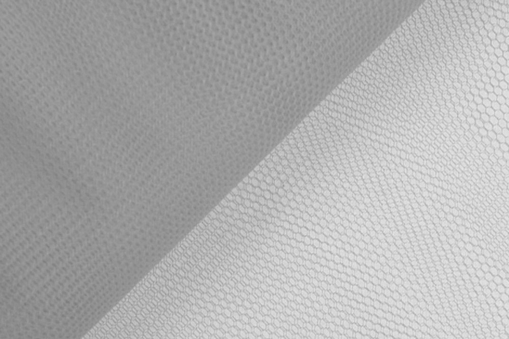 70095970 Tuell Grau S4 Logo Tüll permanent schwer entflammbar - Grau - 2,0 Meter Grau