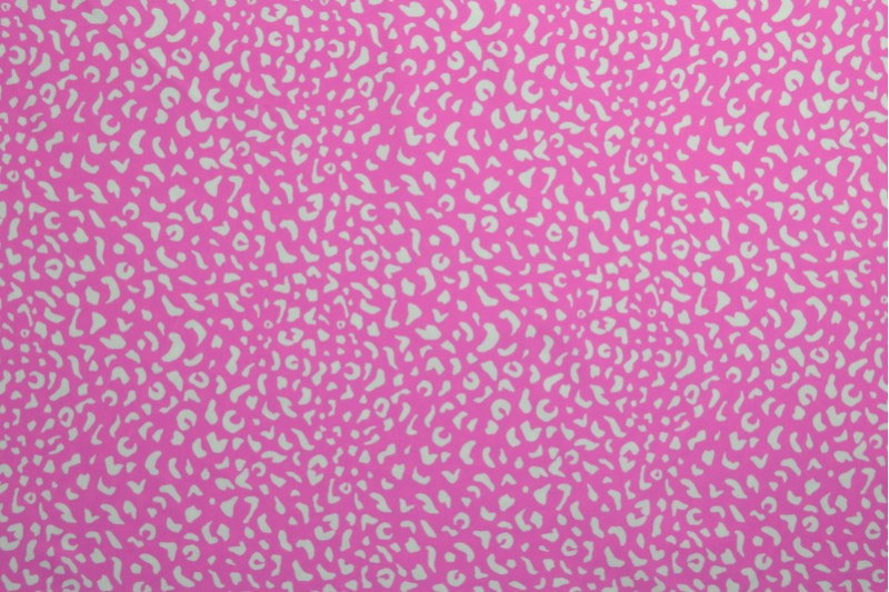 Ein Eye-Catcher der Extraklasse: Super elastisch, 4-Way-Stretch, UV-Schutz! Bk7339 Badeanzugstoff Pink Leo Badeanzugstoffe / Lycra Badeanzugstoff - Pink Leo