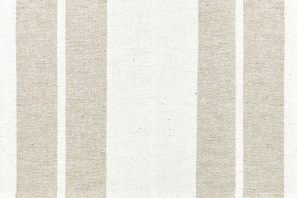Wunderbar natürlicher Dekostoff aus recycelten Fasern mit klassischem Streifenmuster Ds3251 Dekostoff Recycling Ueberbreit Streifen Beige S4 Übergardinen Recycling-Dekostoff - Naturstreifen - 280 cm